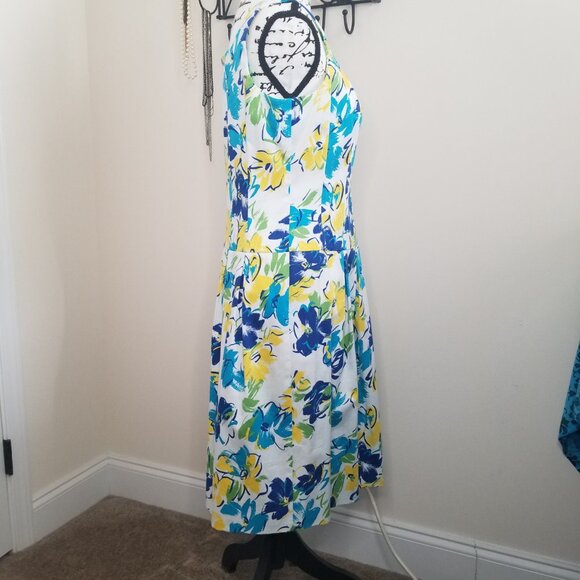 Floral Dress Sz 10 Chaps by Ralph Lauren - Picture 7 of 16